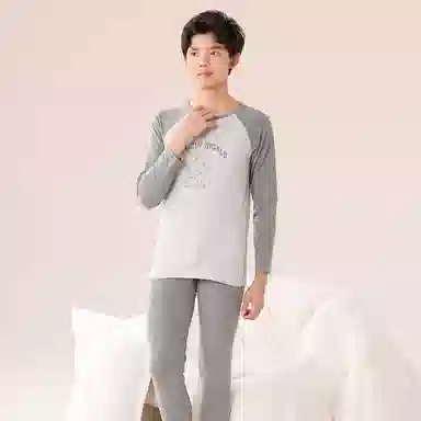 红豆 秋衣秋裤春秋亲肤微绒感保暖套装内衣