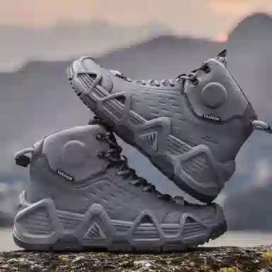 MESUCA Leather Mid-Top Hiking Boots