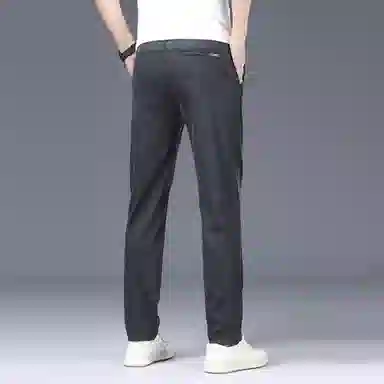 吉肯蒂 天丝冰丝薄款纯色中腰长裤休闲裤 男款