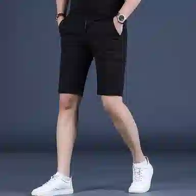 吉肯蒂 潮牌夏季薄款修身五分休闲短裤 男款