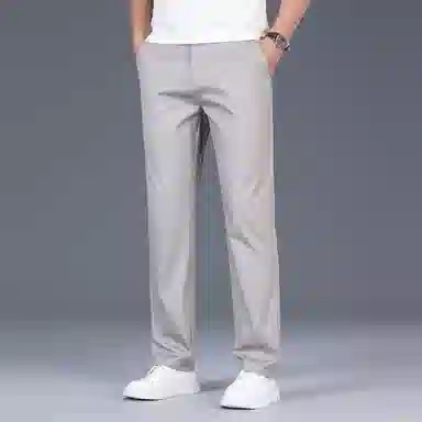 吉肯蒂 香港高端商务夏季薄款休闲裤男士长裤 男款