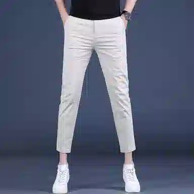 吉肯蒂 小脚裤韩版薄款潮流时尚时髦休闲裤 男款