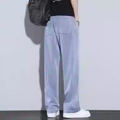 吉肯蒂 宽松垂感阔腿时尚百搭简约牛仔裤 男款