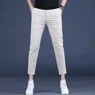 吉肯蒂 小脚裤韩版薄款潮流时尚时髦休闲裤 男款