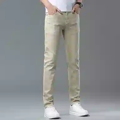 吉肯蒂 夏季潮流高端弹力百搭牛仔裤 男款