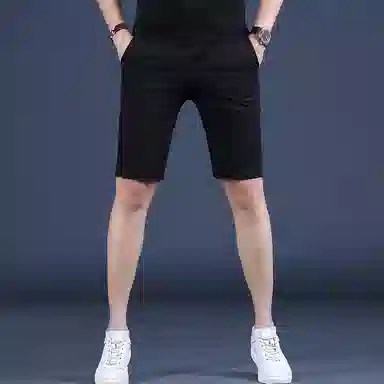 吉肯蒂 潮牌夏季薄款修身五分休闲短裤 男款