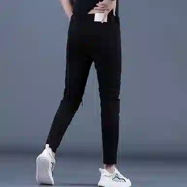 吉肯蒂 破洞九分裤修身韩版休闲牛仔裤 男款
