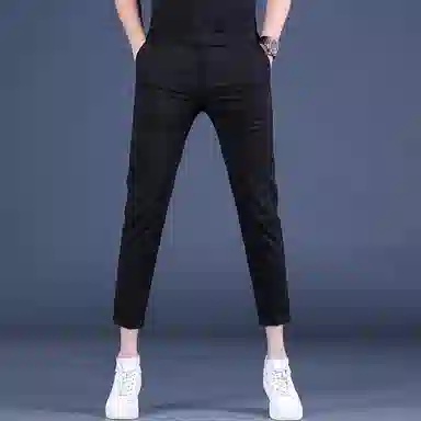 吉肯蒂 小脚裤韩版薄款潮流时尚时髦休闲裤 男款