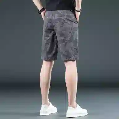 吉肯蒂 宽松直筒舒适百搭休闲短裤 男款