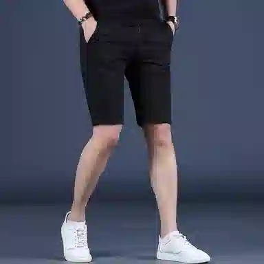 吉肯蒂 潮牌夏季薄款修身五分休闲短裤 男款