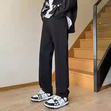 吉肯蒂 宽松直筒美式高街长裤牛仔裤 男款