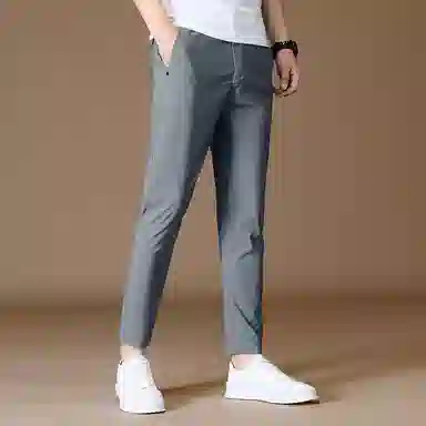 吉肯蒂 透气九分裤小脚裤休闲裤 男款