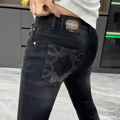 吉肯蒂 欧洲站弹力显瘦男修身小脚夏薄款牛仔裤 男款
