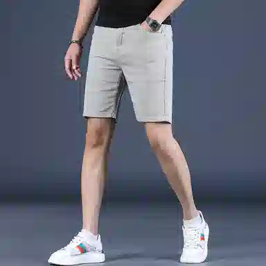 吉肯蒂 夏季薄款时尚五分牛仔短裤 男款