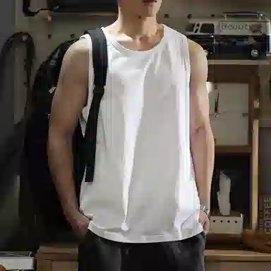 吉肯蒂 简约百搭日常时尚个性舒适背心 男款