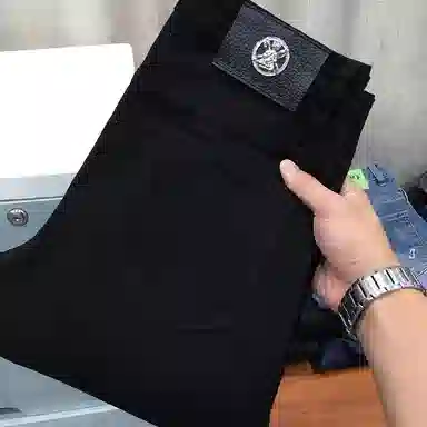 吉肯蒂 轻奢九分牛仔裤男士秋冬款潮流韩版弹力长裤 男款