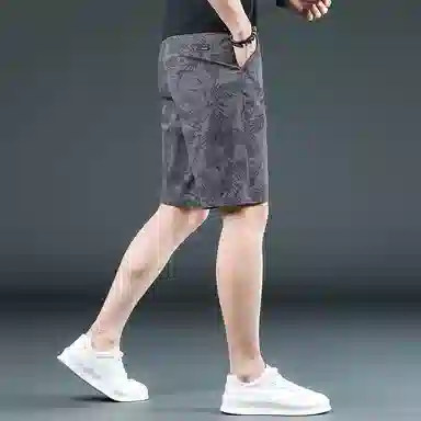 吉肯蒂 宽松直筒舒适百搭休闲短裤 男款