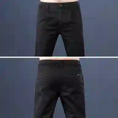 吉肯蒂 薄款简约修身百搭九分休闲裤 男款