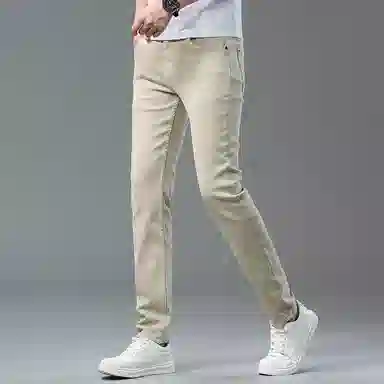 吉肯蒂 夏季潮流高端弹力百搭牛仔裤 男款