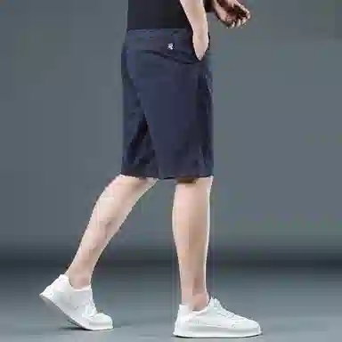 吉肯蒂 高端五分裤薄款修身直筒舒适百搭透气休闲短裤 男款
