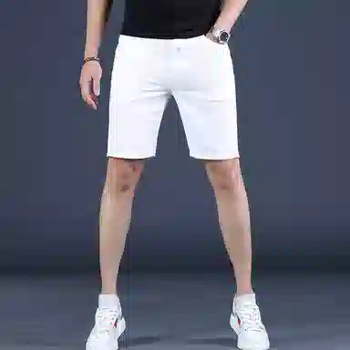 吉肯蒂 夏季薄款时尚五分牛仔短裤 男款