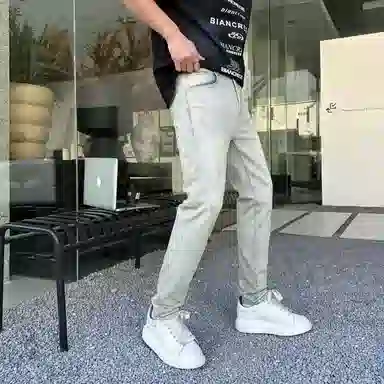 吉肯蒂 美式修身百搭舒适休闲牛仔裤 男款