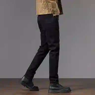 吉肯蒂 潮牌修身直筒高端时尚商务长裤子牛仔裤 男款