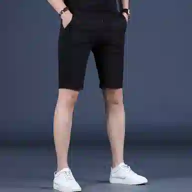 吉肯蒂 潮牌夏季薄款修身五分休闲短裤 男款