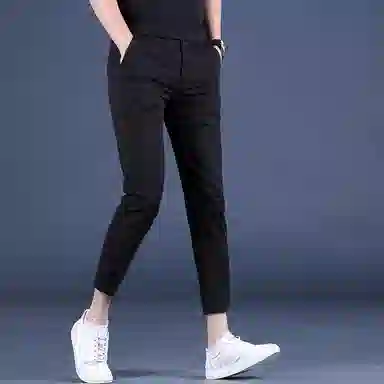 吉肯蒂 小脚裤韩版薄款潮流时尚时髦休闲裤 男款