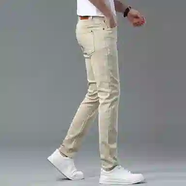 吉肯蒂 夏季潮流高端弹力百搭牛仔裤 男款