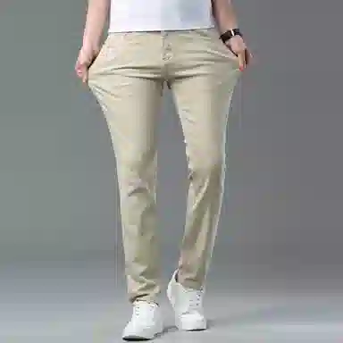 吉肯蒂 夏季潮流高端弹力百搭牛仔裤 男款
