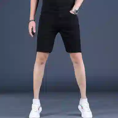 吉肯蒂 夏季薄款时尚五分牛仔短裤 男款