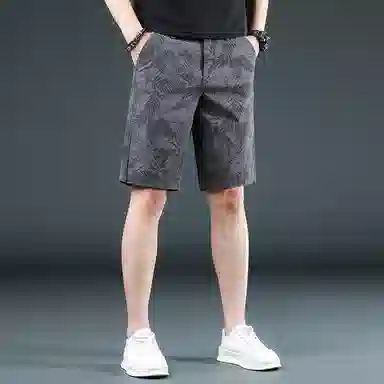 吉肯蒂 宽松直筒舒适百搭休闲短裤 男款
