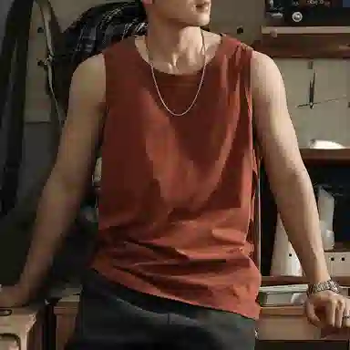 吉肯蒂 简约百搭日常时尚个性舒适背心 男款