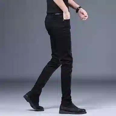 吉肯蒂 潮牌修身小脚秋冬潮流弹力休闲长裤子牛仔裤 男款