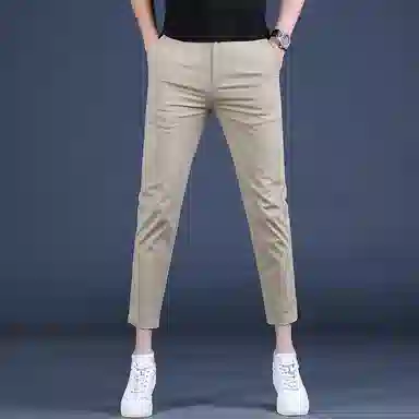 吉肯蒂 小脚裤韩版薄款潮流时尚时髦休闲裤 男款