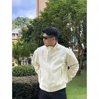 Gangzai Vintage Windbreaker Jacket