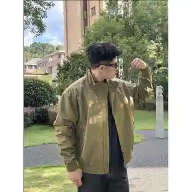 Gangzai Vintage Windbreaker Jacket