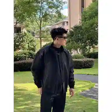 Gangzai Vintage Windbreaker Jacket