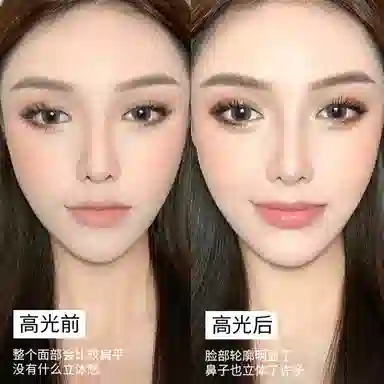 玛可安迪 双拼高光粉膏修容盘彩妆套装 易上色自然持久哑光服帖提亮肤色修饰轮廓