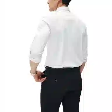 丹宁哲学 高弹无拘束抗皱无缝工艺长袖衬衫 男款