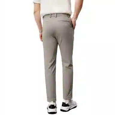 丹宁哲学 高端纯色中腰长裤休闲裤 男款