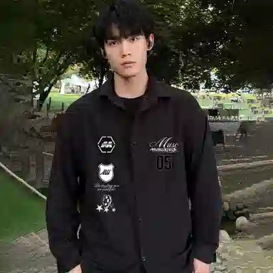 MUSCLETECH Retro Racing Badge Shirt