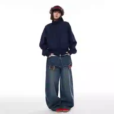 桴生 美式复古设计感百搭休闲夹克 女款