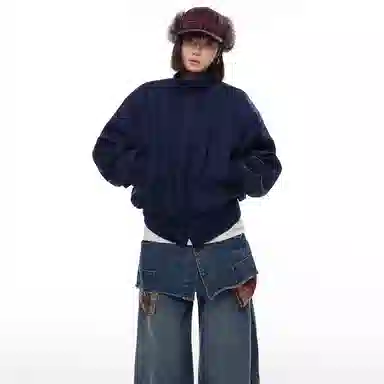 桴生 美式复古设计感百搭休闲夹克 女款