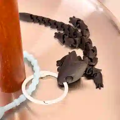 弗洛康 治愈解压趣味创意超酷幼龙小恐龙包包挂饰书包钥匙扣 谷圈挂件
