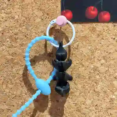 弗洛康 治愈解压趣味创意超酷幼龙小恐龙包包挂饰书包钥匙扣 谷圈挂件