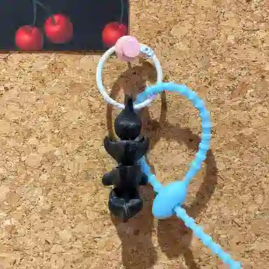 弗洛康 可爱超萌云龙 可动挂饰钥匙扣 谷圈挂件