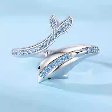 Barbie Dolphin Ring S925 Silver
