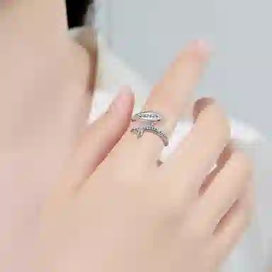 Barbie Dolphin Ring S925 Silver